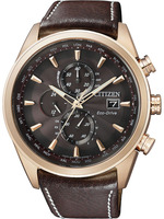 TECHNOLOGY BRANDS CITIZEN ECO-DRIVE AT8019-02W CHRONOGRAPH, RADIO, SAPPHIRE, 43 MM, 20 ATM