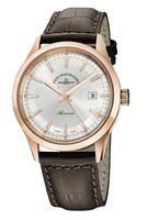 ZENO-WATCH BASEL Gentleman Automatic 2824 silver Ref. 6662-2824-Pgr-f2 Vintage line IP rose gold