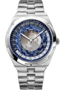 VACHERON CONSTANTIN OVERSEAS WORLD TIME Steel Blue Reference: 7700V/110A-B172 Caliber 2460 WT/1 automatic