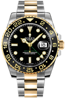 ROLEX GMT-MASTER II OYSTER PERPETUAL AUTOMATIC REF. 116713LN - STEEL & YELLOW GOLD - CAL. 3186