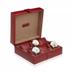 WATCH BOXES Modalo Gallante 57.06.42 Red Leather for 6 watches