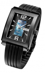 PILO & Co Corleone REF. P0549HAB BLACK PVD MOTHER OF THE PEARL TONNEAU AUTOMATIC