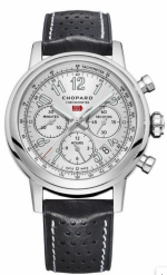 CHOPARD MILLE MIGLIA RACING COLOURS 42 MM, AUTOMATIC CHRONOGRAPH, STAINLESS STEEL, REF. 168589-3012