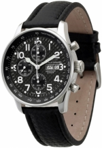 ZENO-WATCH BASEL X-Large Pilot Chronograph Day-Date Special Ref. P557TVDD-s1 self-winding Valjoux 7750 Ltd/100