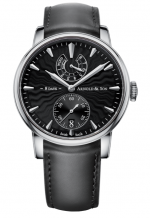 ARNOLD & SON EIGHT-DAY BLACK LEATHER REF. 1EDAS.B01A.D134S - CALIBRE A&S1016 EIGHT-DAY POWER RESERVE