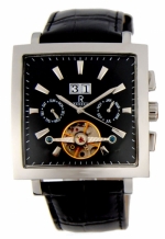 RENDEX by ZENO MECHANICAL Square Open Heart Automatic Day-Date-Month Ref. 11418-i1 SG2L27 self-winding caliber
