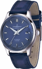 ZENO-WATCH BASEL Gentleman Jules Classic Automatic 40 dark blue ref. 4942-2824-g4-1 ETA 2824  LTD/100