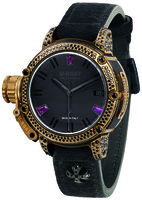 U-BOAT Chimera Ref. 8020 40 GOLD BEZEL BK DIAMOND - LIMITED EDITION / 88 UNITS