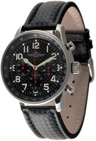 ZENO-WATCH BASEL X-Large Pilot Carbon Chronograph 2020 Ref. P559TH-3-s1  (DD 2020 / 2892 movement)