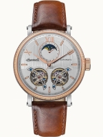 GERMAN DESIGN BRANDS INGERSOLL I09602 Hollywood moon phase - twin balance - open work automatic 45MM 5ATM gents' watch