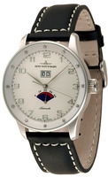 ZENO-WATCH BASEL X-Large Retro Ref. P590-Dia-g2 Big Date Power Reserve (12 crystal) decorated movement