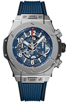 HUBLOT BIG BANG UNICO TITANIUM BLUE CHRONOGRAPH REF. 411.nx.5179.rx SELF-WINDING Cal. HUB 1242