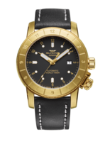 GLYCINE AIRMAN 42 DOUBLE TWELVE WORLD TIMER IP GOLD REF. GL0178 SELF-WINDING CAL. GL224