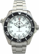 ZENO-WATCH BASEL Professional Diver Pro Diver 2 Steel White 48MM 50ATM Ref. 6603-a2M Self-Winding Cal. ETA 2824