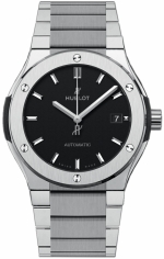 HUBLOT CLASSIC FUSION BLACK TITANIUM BRACELET REF. 510.NX.1170.NX SELF-WINDING CAL. HUB1112