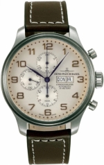 ZENO-WATCH BASEL Oversized (OS) retro OS Retro Chronograph Day-Date steel ref. 8557TVDD-f2 VJ7750 cal.
