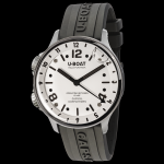 U-BOAT Capsoil DOPPIOTEMPO SS WHITE CODE 8888/A - SWISS DUAL TIME OIL BATH QUARTZ