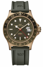 GLYCINE COMBAT SUB SPORT REF. GL0319 BRONZE GREEN GL293 SELF-WINDING CALIBER