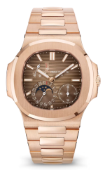 PATEK PHILIPPE NAUTILUS REF. 5712/1R-001 ROSE GOLD. MOON PHASES. CAL. 240 PS IRM C LU