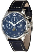 ZENO-WATCH BASEL Vintage Editions Chrono 7768 Moonphase Ref. 4100-i4 blue - Limited Edition of 250 pcs